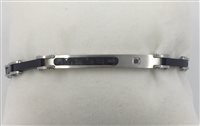 Bracciale Arkano Uomo Prestige in Acciaio Diamante 0.02 Ct ABA012NN - ABA012NN